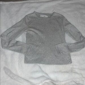 Abercrombie kids Gray Long sleeve top size  9/10